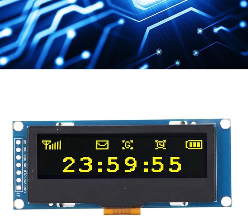 MRC162D Yellow 2.23 Inch OLED Display Module 128x32 Low Power for Navigation POS Terminal - Image 5